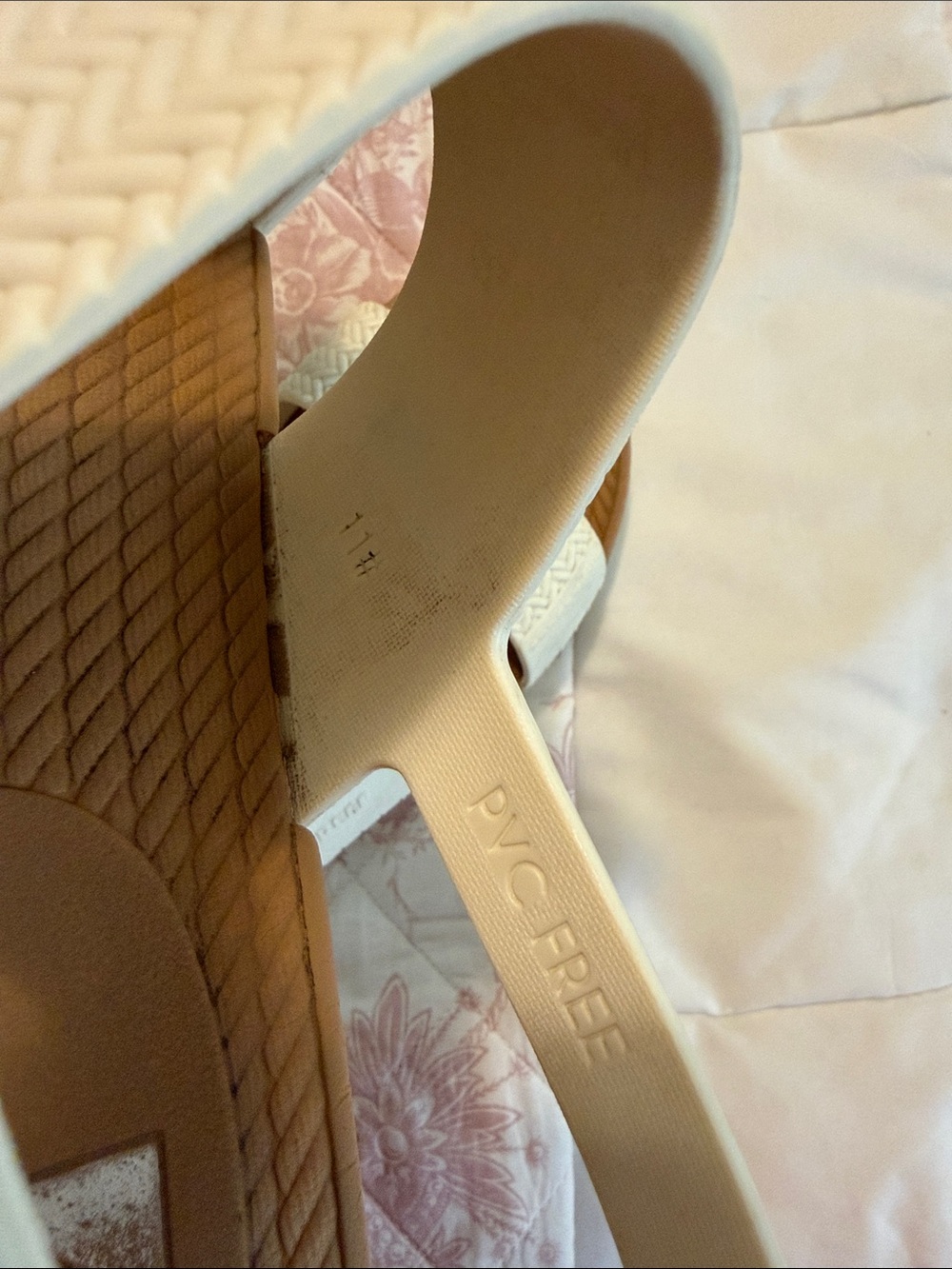 Reef White Double-Strap Sandals with Tan Footbed - Picture 2 of 8